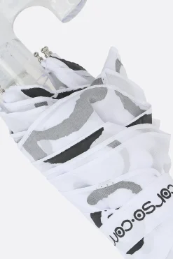 10 CORSO COMO pocket umbrella in nylon with logo print