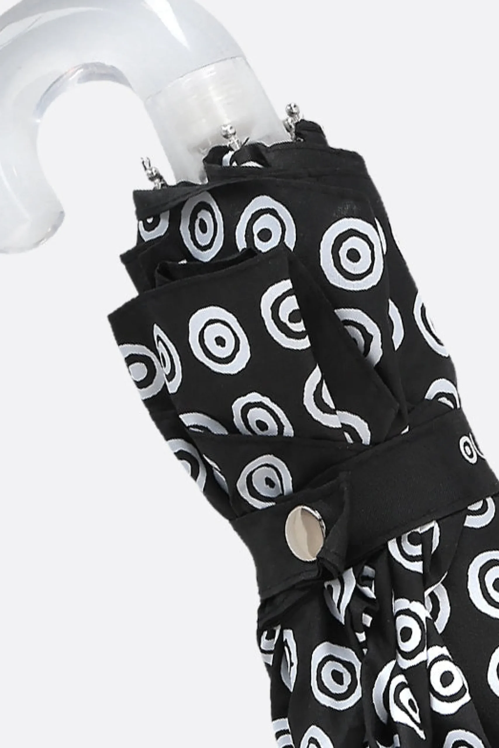 10 CORSO COMO pocket umbrella in nylon with circles print