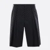 COMME DES GARÇONS HOMME PLUS polka dot wool shorts