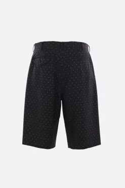 COMME DES GARÇONS HOMME PLUS polka dot wool shorts