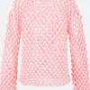 JIL SANDER popcorn stitch knit sweater