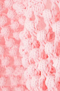 JIL SANDER popcorn stitch knit sweater
