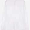 COMME DES GARÇONS HOMME PLUS poplin and mesh shirt
