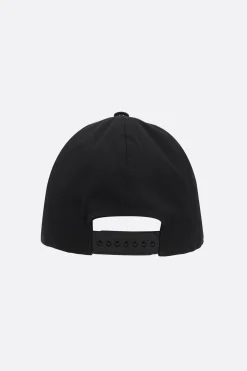 RICK OWENS poplin baseball cap with Owenscorp embroidery