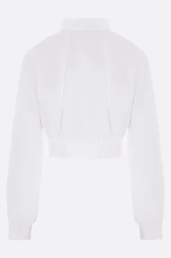 Women NOIR KEI NINOMIYA poplin cropped shirt