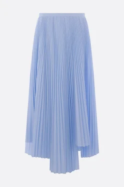 Women PLAN C poplin pleated skirt