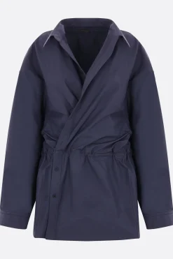 Women BALENCIAGA poplin shirt minidress