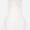Women YOHJI YAMAMOTO poplin sleeveless tie shirt
