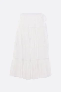 Women TAO COMME DES GARÇONS poplin tiered skirt
