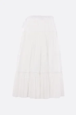 Women TAO COMME DES GARÇONS poplin tiered skirt