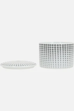 GINORI 1735 X 10 CORSO COMO porcelain round box with cover