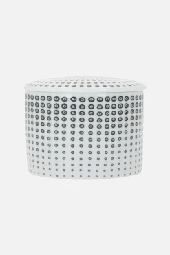 GINORI 1735 X 10 CORSO COMO porcelain round box with cover