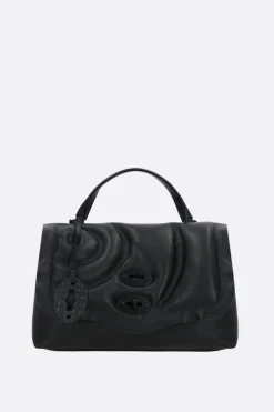 Women ZANELLATO X 10 CORSO COMO Postina® Heritage Pillow small padded nappa handbag