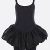 Women VAQUERA Pouf bodysuit in technical jersey