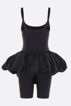 Women VAQUERA Pouf bodysuit in technical jersey