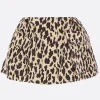Women SACAI printed canvas shorts