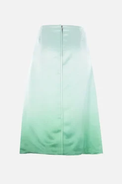Women JIL SANDER printed satin midi skirt