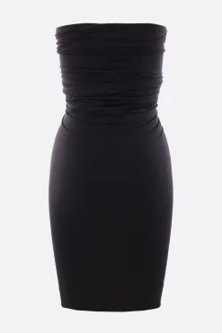 Women RICK OWENS Prong stretch jersey strapless minidress