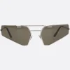 Women RICK OWENS Prong sunglasses in metal