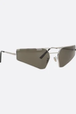 Women RICK OWENS Prong sunglasses in metal
