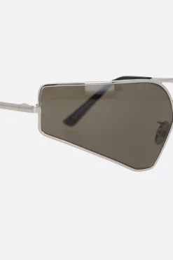 Women RICK OWENS Prong sunglasses in metal