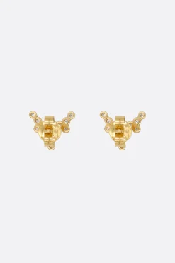 Women YANNIS SERGAKIS Pétale mini 18k earrings