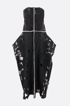 Women MARIA CALDERARA Puppet laser-cut scuba fabric sleeveless dress