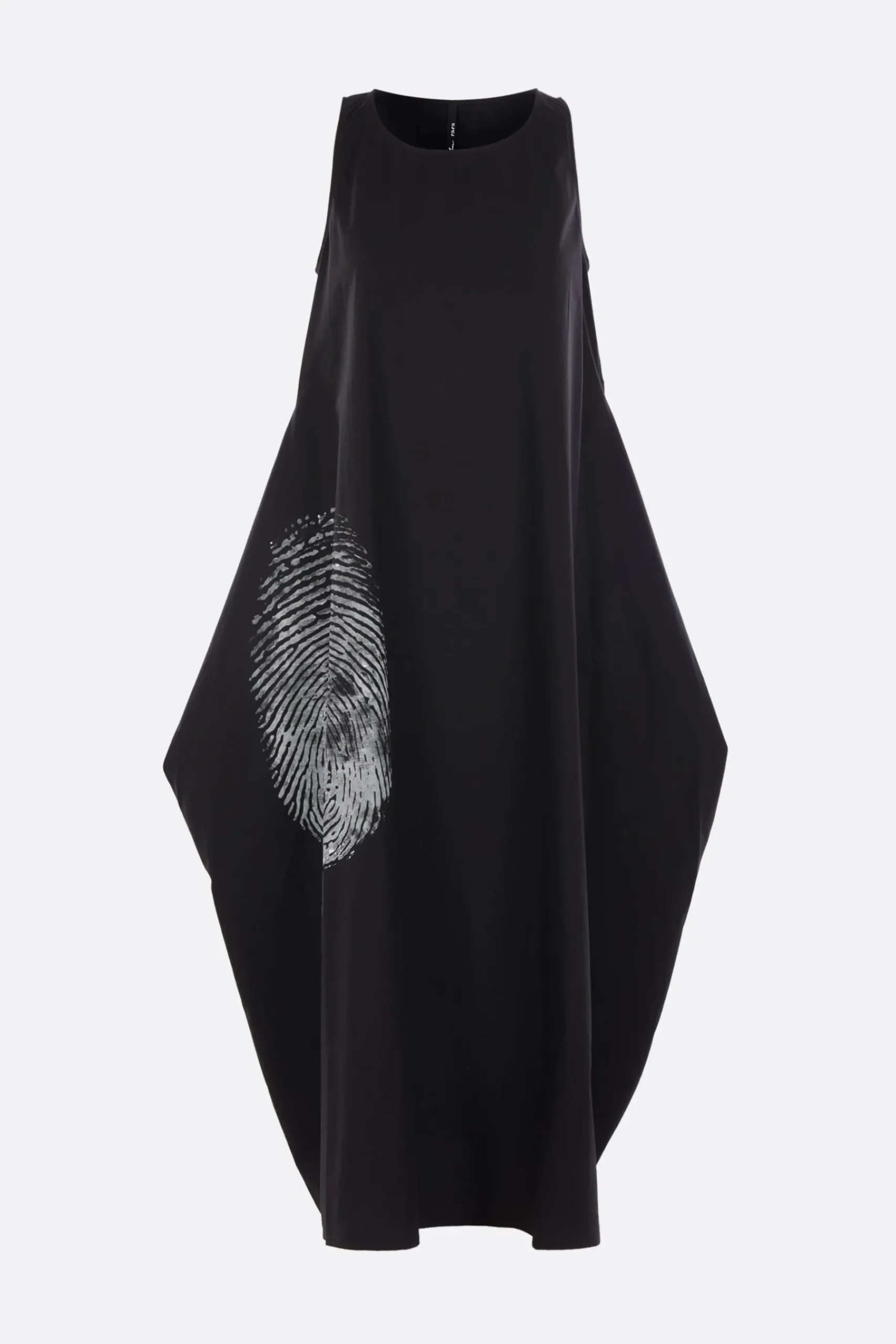 Women MARIA CALDERARA Puppet sleeveless dress in printed poplin