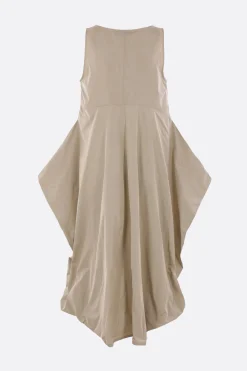 Women MARIA CALDERARA Puppet sleeveless dress in taffetà