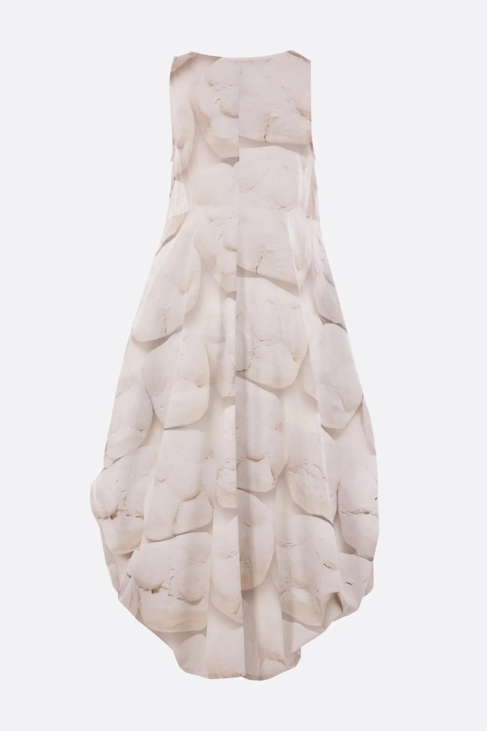 Women MARIA CALDERARA Puppet sleeveless dress in printed poplin