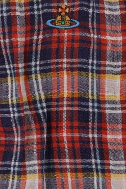 Women VIVIENNE WESTWOOD Puppy Corset top in check linen