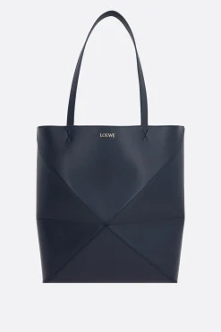 Women LOEWE Puzzle Fold medium tote bag in smooth leather
