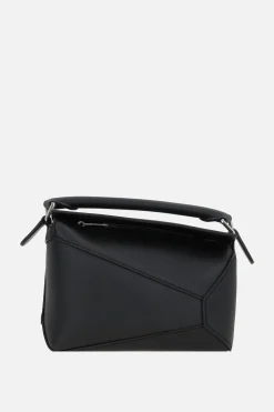 Women LOEWE Puzzle mini handbag in Classic leather