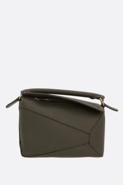 Women LOEWE Puzzle mini handbag in Classic leather