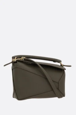 Women LOEWE Puzzle mini handbag in Classic leather