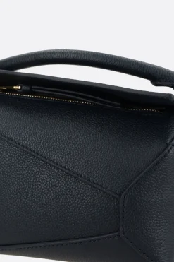 Women LOEWE Puzzle mini handbag in grainy leather