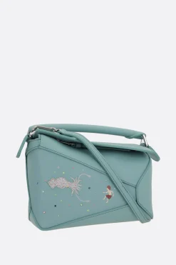 Women LOEWE Puzzle mini Squid handbag in nappa