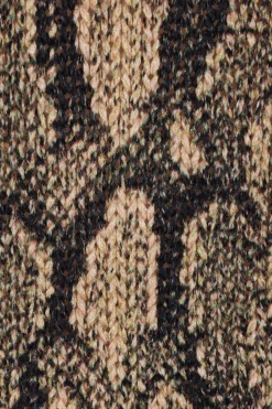 Women DRIES VAN NOTEN python print knit vest