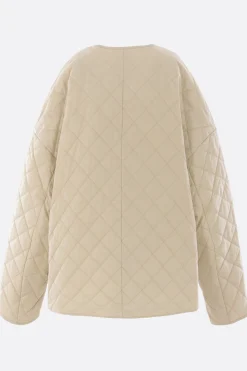 Women TOTEME quilted cotton oversized jacket
