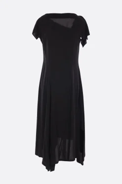 Women Y'S rayon asymmetric dress