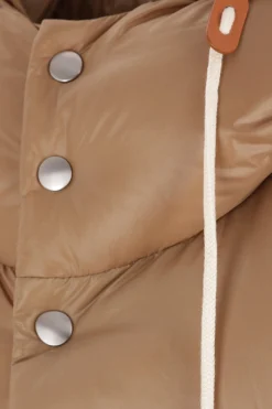 JIL SANDER recycled nylon oversize sleeveless down jacket