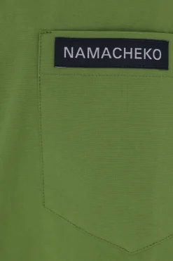 NAMACHEKO Regiment short-sleeve shirt in poplin