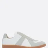 MAISON MARGIELA Replica smooth leather and suede sneakers