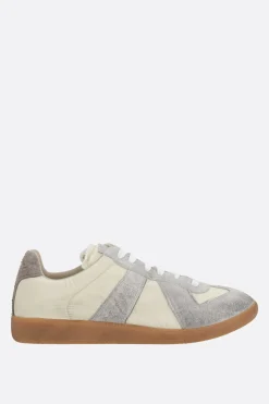 MAISON MARGIELA Replica sneakers in nylon and suede