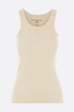 Women META CAMPANIA COLLECTIVE rib jersey tank top