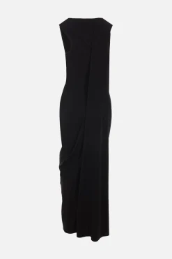 Women BALENCIAGA ribbed jersey sleeveless dress