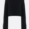 Women YOHJI YAMAMOTO ribbed knit cropped top