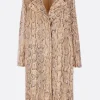 Women DRIES VAN NOTEN Ricca coat in sequinned cotton