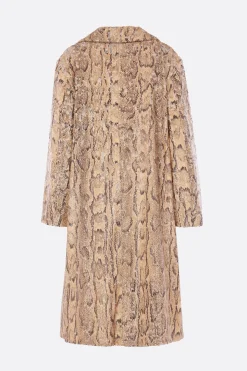 Women DRIES VAN NOTEN Ricca coat in sequinned cotton