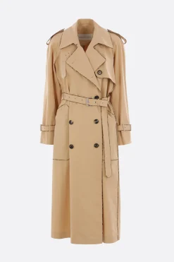 Women DRIES VAN NOTEN Risto double-breasted trench coat in cotton